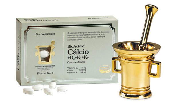 BioActivo Cálcio+D3+K1+K2 - 60 comp. - PHARMA NORD
