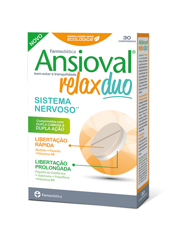 Ansioval RelaxDuo – 30 comp. – Farmodiética