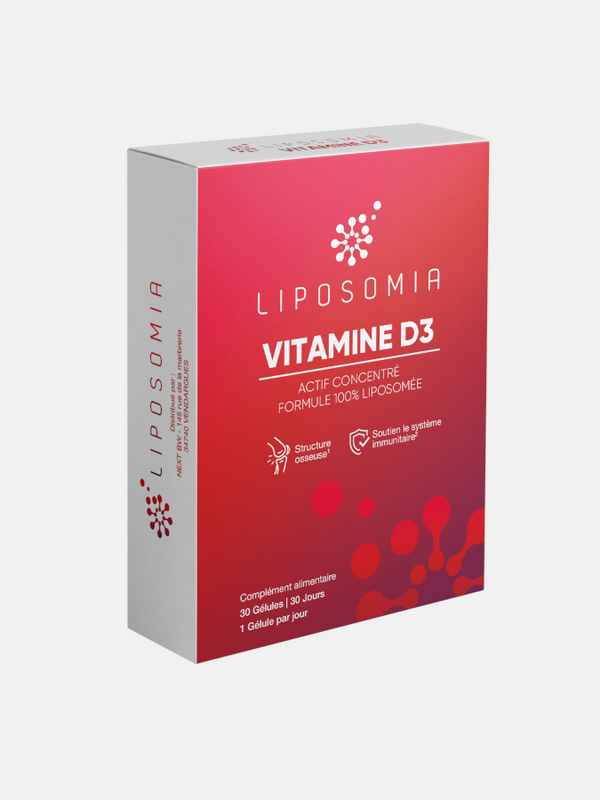 VITAMINA D3 – 30 CÁPSULAS – LIPOSOMIA