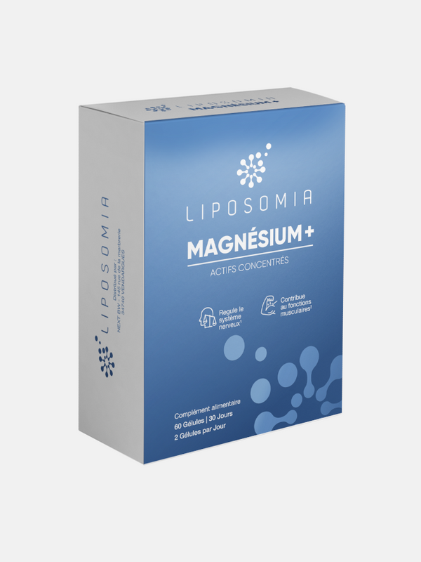 MAGNÉSIO+ – 60 cáp.– LIPOSOMIA