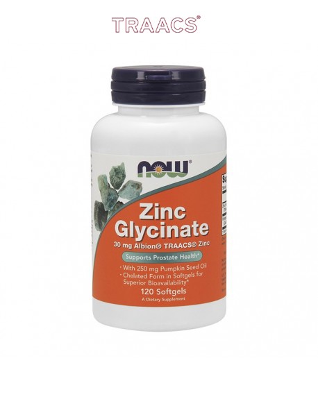 ZINC GLYCINATE 30MG – 120 CÁPSULAS – NOW